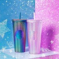 ราคา [ใหม่!] Starbucks Sakura Bling Cold Cup 24oz / Starbucks studded cold cup (แก้วหนามสีชมพูซากุระ) (9472265262)