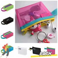 ราคา PATH กระเป๋าเครื่องสําอาง, กระเป๋าลิปสติกใสแบบตาข่าย, มีหูหิ้ว Mini Portable Cosmetic Organizer Bags (57650828868)