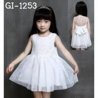 ราคา ชุดเดรสออกงานเด็กผู้หญิงสีขาว (717532194)