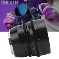 ราคา Onloth เลนส์ภาพยนตร์โฟกัสแบบแมนนวล 35 มม. T2.0 ฟูลเฟรม 310 องศาการโฟกัสจังหวะสำหรับกล้องดิจิตอล (51200983596)
