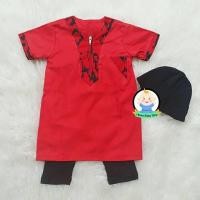 ราคา MERAH ผ้าบาติกพริกแดงใหม่ ชุดโคโกะตุรกี (8026420098)