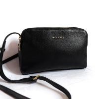 ราคา [กระเป๋ามือสอง] MCLANEE ของแท้! หนังแท้ Crossbody! 9นิ้ว สีดำ กระเป๋าสภาพดี กระเป๋าสะพายข้าง (25190275361)