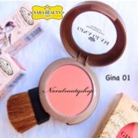 ราคา ﻿Gina Glam Blush บลัชออน จีน่า เกลม บลัช เนื้อแมท # 01 (3711797536)