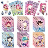 ราคา 6/8/12 ชิ้นอะนิเมะ KPop Demon Hunters สติกเกอร์ของเล่น Derpys Tiger Rumi Mira Zoey Sussy Scrapbooking โทรศัพท์กันน้ํา Decal สติกเกอร์ (50400745592)