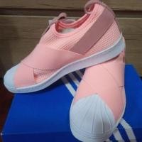 ราคา รองเท้าAdidas Superstar Slip On สีชมพู(แท้) (2288837467)