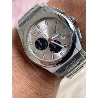 ราคา GUCCI PANTHEON Chronograph 43 mm Swiss Quartz Watch 115.2 YA115236 Silver Dial (41669740721)