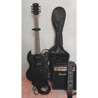 ราคา กีต้าร์+แอมป์(มือสอง) Paramount ESG-BKM กีตาร์ไฟฟ้า [แถมฟรี กระเป๋าใส่กีต้าร์+ สายแจ็ค+ สายสะพาย] (24556147957)