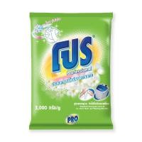 ราคา โปร ผงซักฟอก สูตรมาตรฐาน ไวท์ รีเทิร์น สีเขียว 3000 กรัม (15303037553)