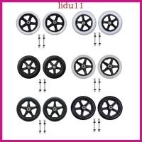 ราคา LID 2 ชิ้น 6 7 8in รถเข็นล้อเลื่อน Universal ล้อหน้าเปลี่ยนยางล้อรถเข็นอุปกรณ์เสริมสวมใส่-resist (53000852002)