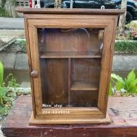 ราคา ตู้ยาไม้สักแท้ ตู้ยาสามัญประจำบ้าน ไม้สักแก่คุณภาพดี (9301913538)