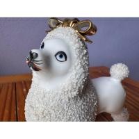 ราคา ตุ๊กตาสุนัขพุดเดิ้ลเซรามิกโบราณ พอร์ซเลนวินเทจ งานตั้งโชว์ ของสะสม Vintage Porcelain (42624101689)