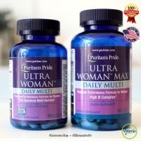 ราคา Puritan ultra woman รุ่นธรรมดาและ MAX 90เม็ด และ Man วิตามินรวมสำหรับผู้ชาย จากอเมริกา 90 caplets (1533147945)