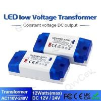 ราคา 1pcs 12W LED Driver Transformer 110-240V AC to DC 12V 1.0A DC 24V 0.5A 12W Switching Power Supply สําหรับไฟแถบ 14TH89 (40324657385)