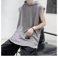 ราคา เสื้อกั๊กชายมีหมวกแขนกุด 5j1r (10902690819)