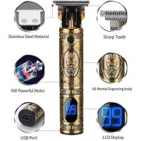 ราคา Suttik Hair Clippers for Men, Professional Hair & Beard Trimmer for Men, T-Blade Hair Edgers Clippers, Gold Knight Close-Cutting Trimmers, Cordless Clippers for Hair Cutting (45850704920)