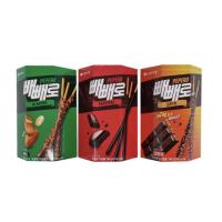 ราคา 롯데 빼빼로 LOTTE Pepero ล็อตเต้ เปเปโร่ ป๊อกกี้เกาหลี บิสกิตแท่ง (กล่องเหลี่ยม) (3096976531)