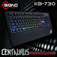 ราคา SIGNO KB-730 Keyboard Gaming CENTAURUS (SEMI MECHANICAL) RGB LED Rubber Dome (1460055252)