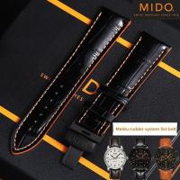 ราคา สายหนังแท้ MIDO Multifort M005 Baroncelli กันน้ำ 18 20 22mm เปลี่ยนสายนาฬิกา (42650196837)