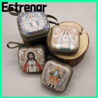 ราคา ESTRENAR สวดมนต์กระเป๋า, Virgin Mary 7x7 ซม.กล่องเครื่องประดับคริสเตียน,แบบพกพาการ์ตูนหรูหราซิปชุดสวดมนต์ Devotees (42369347453)