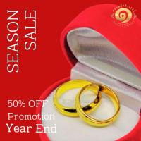 ราคา แหวนเกลี้ยง แหวนปลอกมีด หนัก 1 สลึง หน้ากว้าง 4 ทองปลอมเหมือนแท้ ทองโคลนนิ่ง ทองไมครอน งานหุ้มเศษทอง (26204352703)