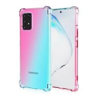 ราคา Samsung Galaxy S10 Note 10 Lite A71 A51 5G A31 A21 A11 A21S A01 Core Anti-Drop Rainbow 2 สีTPUกรณีClear SoftปลอกGradient Airกันกระแทก (23021226541)