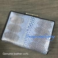 ราคา กระเป๋าหนังงูทะเลแท้ ช่องเยอะ เกรดส่งออก กระเป๋าสตางค์หนังงูทะเล (9947483808)