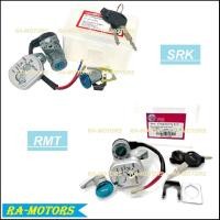 ราคา สวิทกุญแจ นิรภัย สตาร์ท+ล๊อคเบาะ เวฟ125R, wave125S มีให้เลือกหลายยี่ห้อ SRK RMT (รุ่นเก่าเป็นกุญแจนิรภัยล็อค2ชั้น) (9189478223)