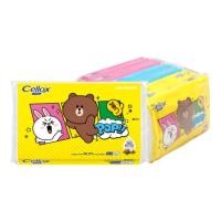 ราคา เซลล็อกซ์ ไลน์เฟรนด์ ซอฟท์แพค กระดาษเช็ดหน้าแบบซองอ่อน 50 แผ่น x 6 (CELLOX Line Friend Mini Soft Pack 50 sheets x 6) (17495366410)