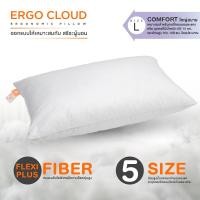 ราคา [ฟรี ปลอกหมอน] ERGOTREND หมอนหนุนเพื่อสุขภาพ ERGO CLOUD ERGONOMIC PILLOW รุ่น ERGO CLOUD-L (23880835451)