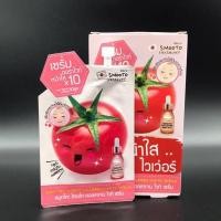 ราคา [ยกกล่อง 1กล่องมี6ซอง]ตกซองละ29฿ สมูทโตะ โทเมโท คอลลาเจน ไวท์ เซรั่ม Smooto Tomato Collagen White Serum 10 กรัม (26853888718)