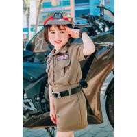 ราคา ชุดตำรวจหญิงจูเนียร์ ชุด police kids ... 1 ชุด 4 ชิ้น (4331966097)