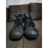 ราคา รองเท้าผ้าใบCONVERSEสีดำทรงหุ้มข้อ . (12738611458)