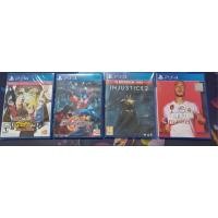 ราคา เเผ่นเกม PS4 Naruto, Kamen rider, Injustice 2, Fifa 20 (23667962336)