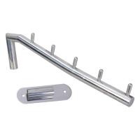 ราคา ซ.ล ชั้นวางตะขอแขวนเสื้อผ้าเหล็กติดผนังแขนแกว่งราวแขวนสําหรับพื้นที่ขนาดเล็ก (43068215526)