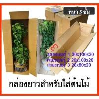 ราคา กล่องกระดาษ กล่องต้นไม้ ลูกฟูกหนา 5 ชั้น (5 ใบ) (3497509820)