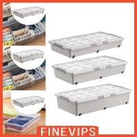 ราคา [วิจิตรวิป] ภายใต้กล่องเก็บเตียงความจุอเนกประสงค์ใต้เตียงภาชนะจัดเก็บออแกไนเซอร์ที่มีฝาปิดสําหรับเสื้อผ้า (56500870320)