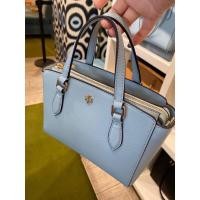 ราคา แท้100% Tory Burch Emerson Mini Top Zip Tote Green Saffiano Leather Cross Body Bag 10 (10408002175)