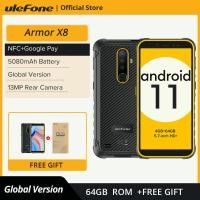 ราคา Ulefone Armor X8 4GB+64GB Rugged Waterproof Smartphone Android11 5.7-inch Cell Phone ip68 Octa-core NFC 4G LTE Mobile Ph (22367701354)