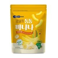 ราคา Tongtong Banana Baby Snack 40g 1 แพ็ค – NON-GMO Corn · Banana Flavour Infant Finger Food (40365030080)