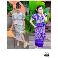 ราคา ชุดไทยเด็ก ชุดไทยประยุกต์ ชุดไทยใส่ไปโรงเรียนชุดทำบุญ ชุดงานบุญ งานบวช (28704754419)