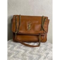 ราคา กระเป๋าสะพายหนังแท้YSL (22130388358)