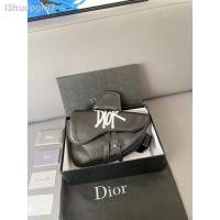 ราคา □⊙Diorss Stussy Stussy Co แบรนด์กระเป๋าคาดหน้าอกหนังวัว (22939776254)