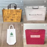 ราคา ถุงกระดาษ ถุง Castella , Brandname society , CHOUI FONG และ ถุงพลาสติก nose tea สภาพสวย (27152254069)