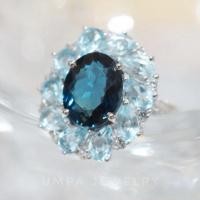 ราคา แหวนพลอยล้อมเม็ดใหญ่สวยสะกด (8895199702)