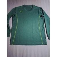 ราคา ของแท้ เสื้อกีฬา Mizuno คอกลม M สีเทา มือ2 (12561893366)