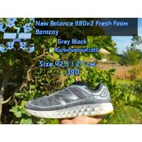 ราคา New Balance 980v2 Fresh Foam Boracay Grey Black มือสองของแท้ (28922588931)