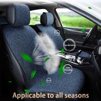 ราคา ❤ ผ้าคลุมเบาะรถยนต์ ผ้าลินิน เบาะหน้า/เบาะหลัง ที่ (25833043365)