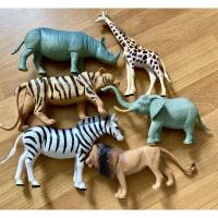 ราคา โมเดลสัตว์ป่า ตั้งได้ ขนาดใหญ่ ของเล่นเด็ก 1 ชุด (6 ตัว) (มือสอง) (26503551114)