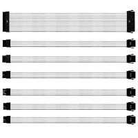 ราคา สายถัก Cooler Master SLEEVED EXTENSION CABLE KIT WHITE & BLACK (3997264201)