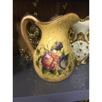 ราคา แจกันกระเบื้องสีเหลืองดอกไม้สี [คุณภาพ] (41063494345)